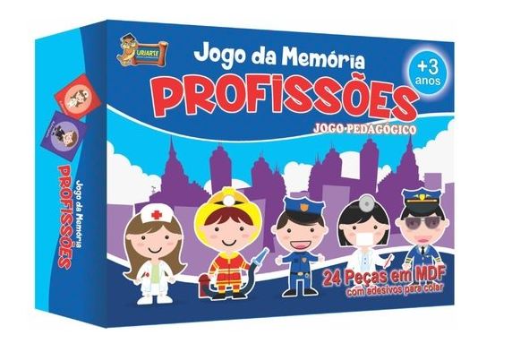 JOGO DA MEMORIA 24 PECAS PROFISSOES