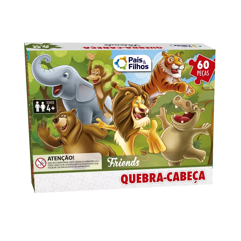 Q CABECA FRIENDS 60 PCS  PREMIUM