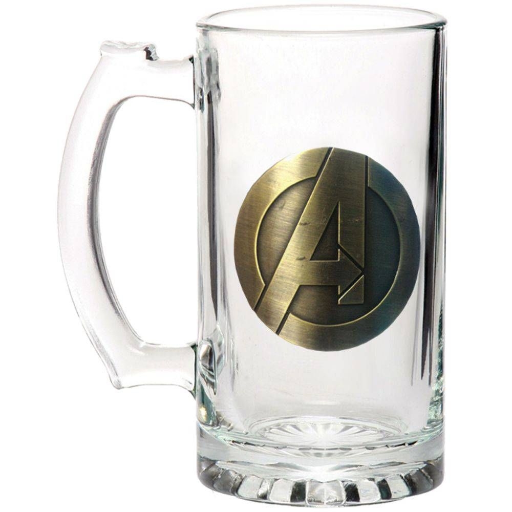 CANECA CBRASAO DE METAL 450ML AVENGERS