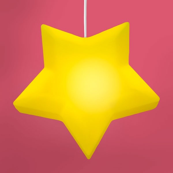 PENDENTE ESTRELA  AMARELO