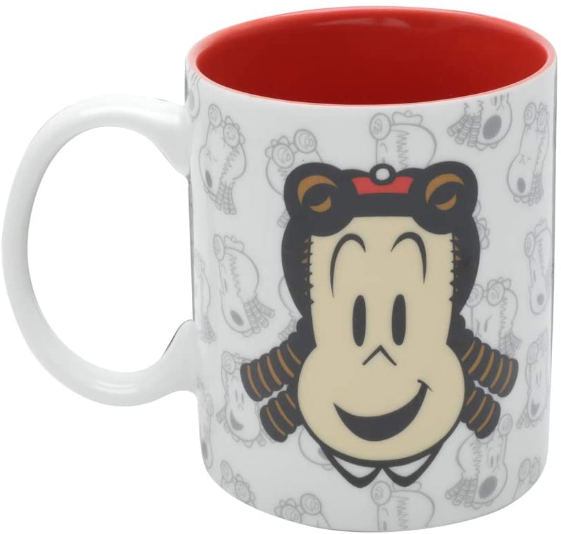 CANECA PORCELANA UVL LITTLE LULU FD BRANCO 12X95C