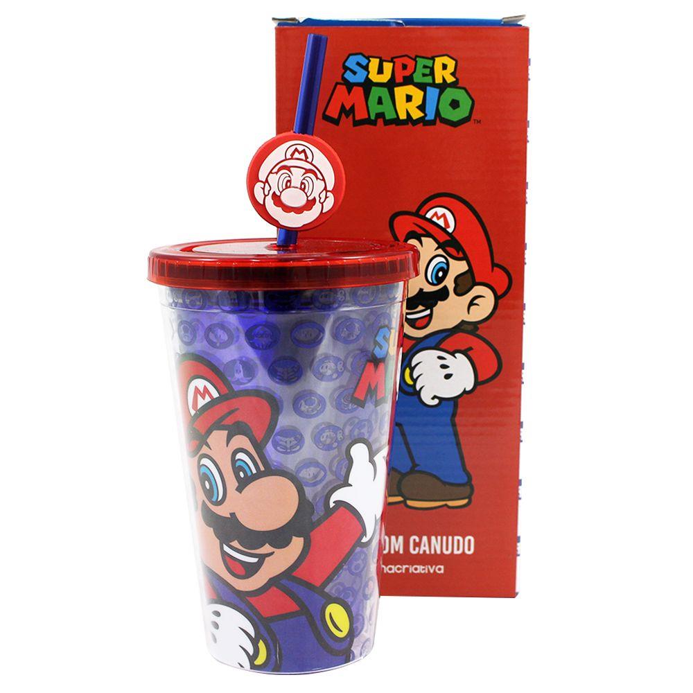 COPO 500ML SUPER MARIO PENDENTE