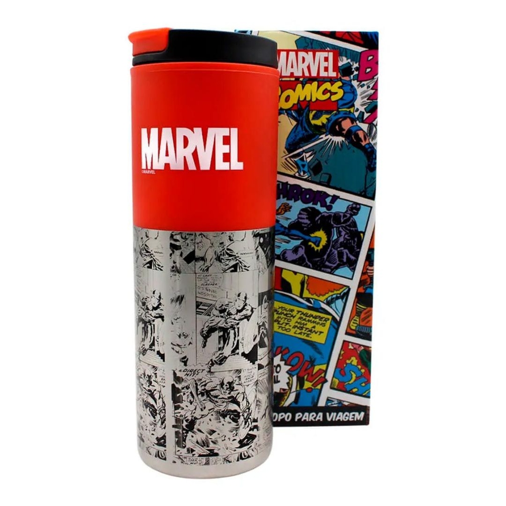 COPO VIAGEM 500ML MARVEL