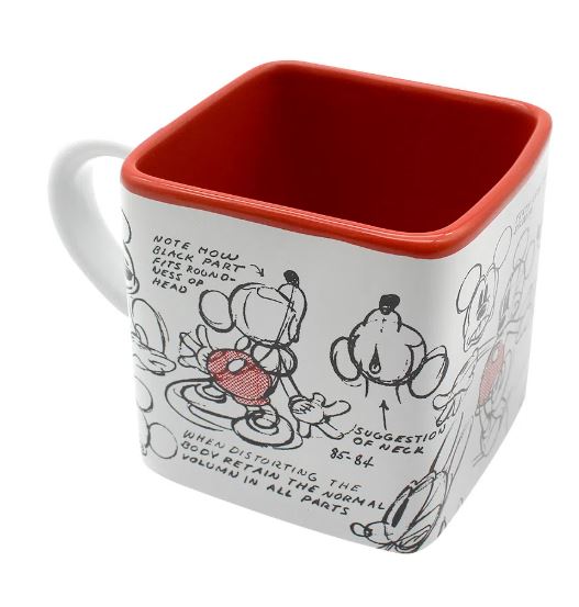 CANECA CUBO 300ML MICKEY RETICULA.