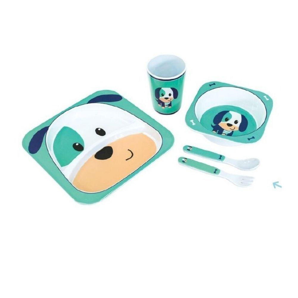 KIT ALIMENTACAO PBEBES 5 PÇS / VERDE