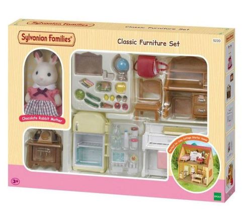 CONJUNTO MÓVEIS CLÁSSICOS SYLVANIAN 