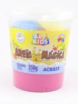 AREIA MAGICA 550G ROSA