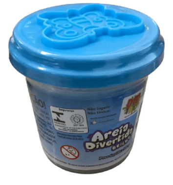 AREIA POTE 100G TP CARIMBO AZUL