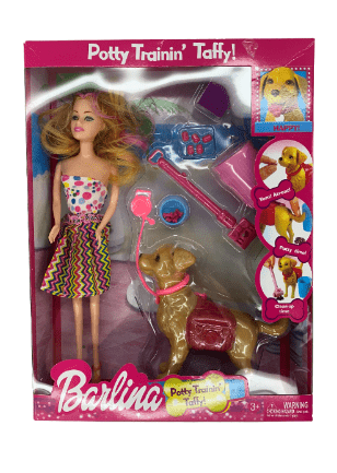 BARLINA DOG C/ ACESSORIOS VESTIDO COLORIDO