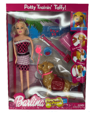 BARLINA DOG COM ACESSORIOS VESTIDO ROSA