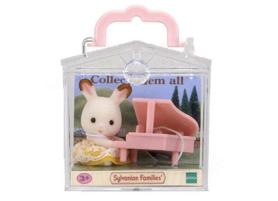 BEBE COELHO CHOCOLATE COM PIANO