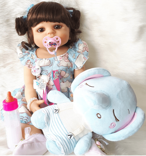 Keiumi Conjunto Roupa Roupinha Para Boneca Bebê Reborn Menina
