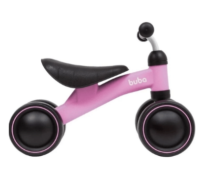 BICICLETA DE EQUILIBRIO 4 RODAS ROSA