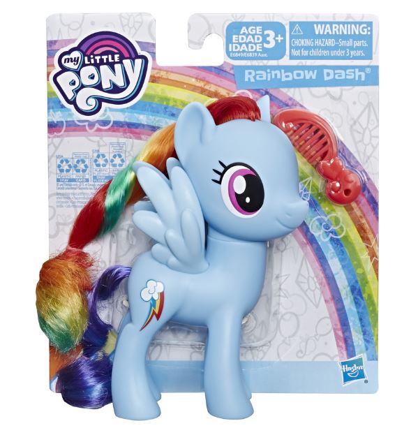 8cm 1pcs Filme Azul My Little Pony Figures Brinquedos