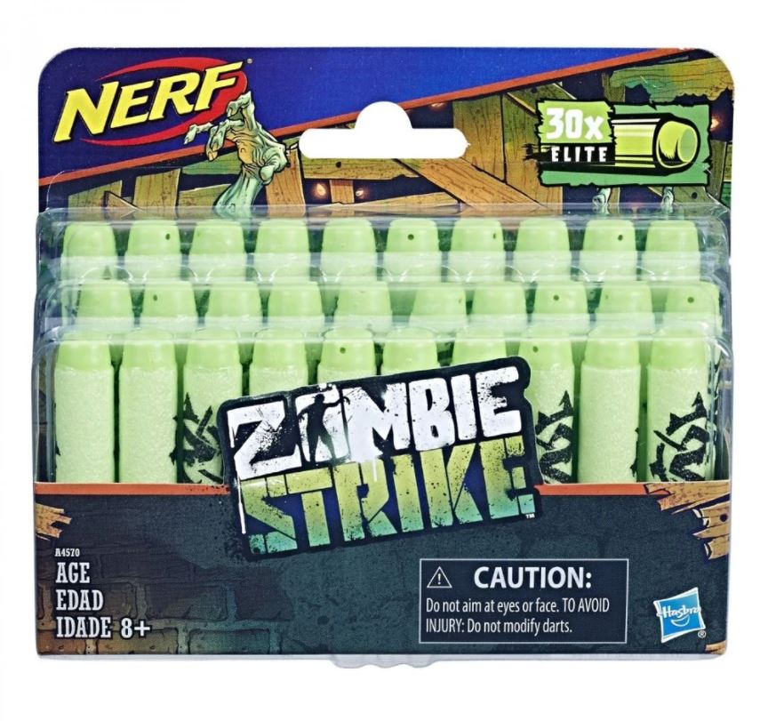 Refil Nerf Zombie Strike com 30 Dardos Hasbro