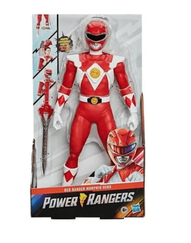 POWER RANGER VERMELHO MORPHIN FIGURE 