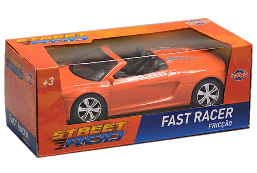 Carrinhos de Fricção Fast Racer Toyng