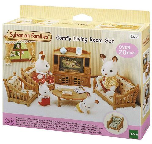 CONJUNTO SALA DE ESTAR CONFORTÁVEL SYLVANIAN 