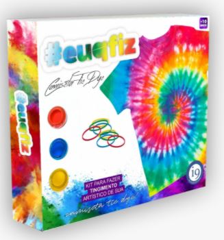 #EUQFIZ TIE DYE - CAMISETA TIE DYE - INFANTIL TAM 