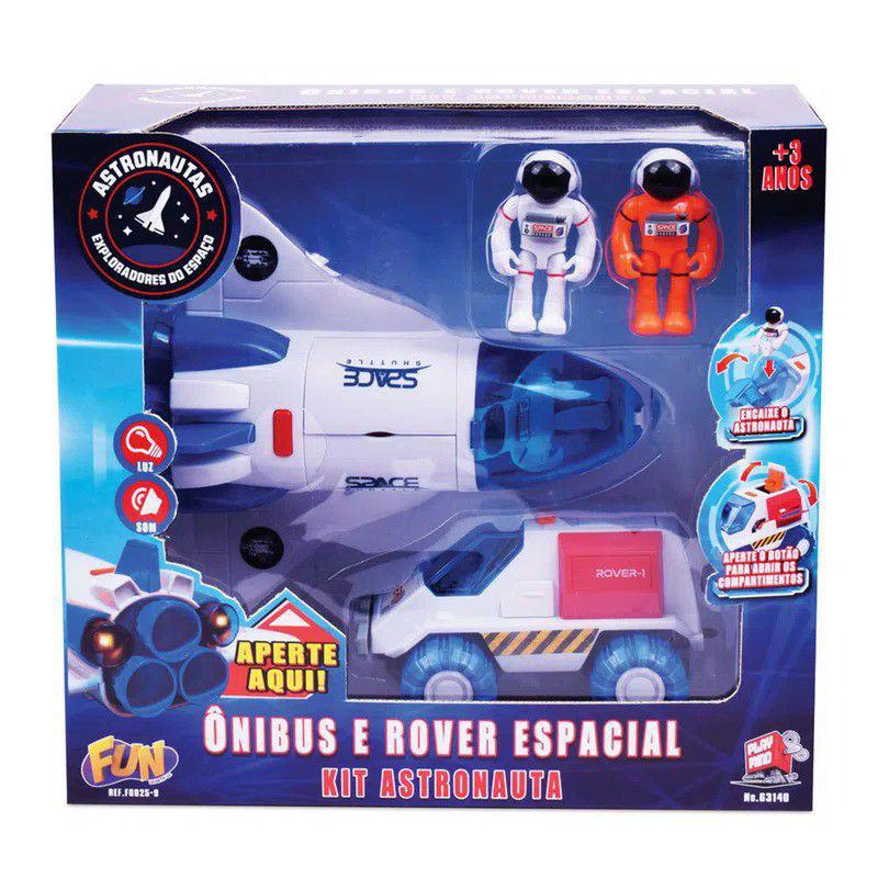  KIT ASTRONAUTAS - ONIBUS E ROVER ESPACIAL