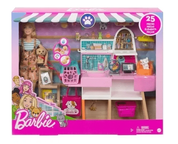 Barbie Dreamhouse Casa da Barbie com 70 Acessórios Elevador e Piscina para  Crianças a partir de 3 anos - Ri Happy