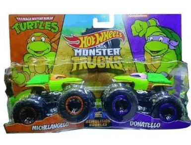 HOT WHEELS MONNSTER TRUCKS MICHELANGELO X DONATELO