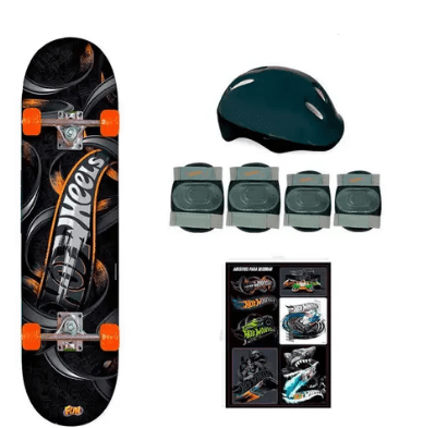 HOT WHEELS SKATE COM ACES.CINZA