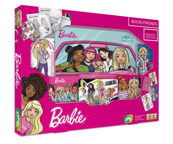 JOGOS CARTON BARBIE BOX DE ATIVIDADES