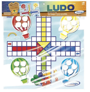 JOGOS TRADICIONAIS EM MADEIRA - LUDO