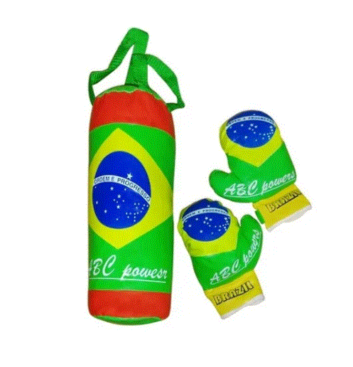 KIT LUVA DE BOXE BRASIL