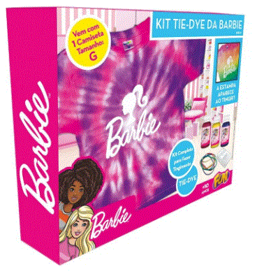 KIT TIE DYE DA BARBIE CAMISETA TAM GG