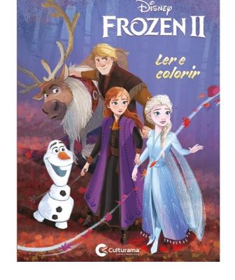 LER E COLORIR DISNEY FROZEN