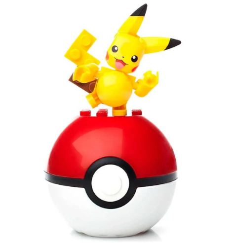 Brinquedo Mega Construx Pokemon + Pokebola - Mattel FPM00