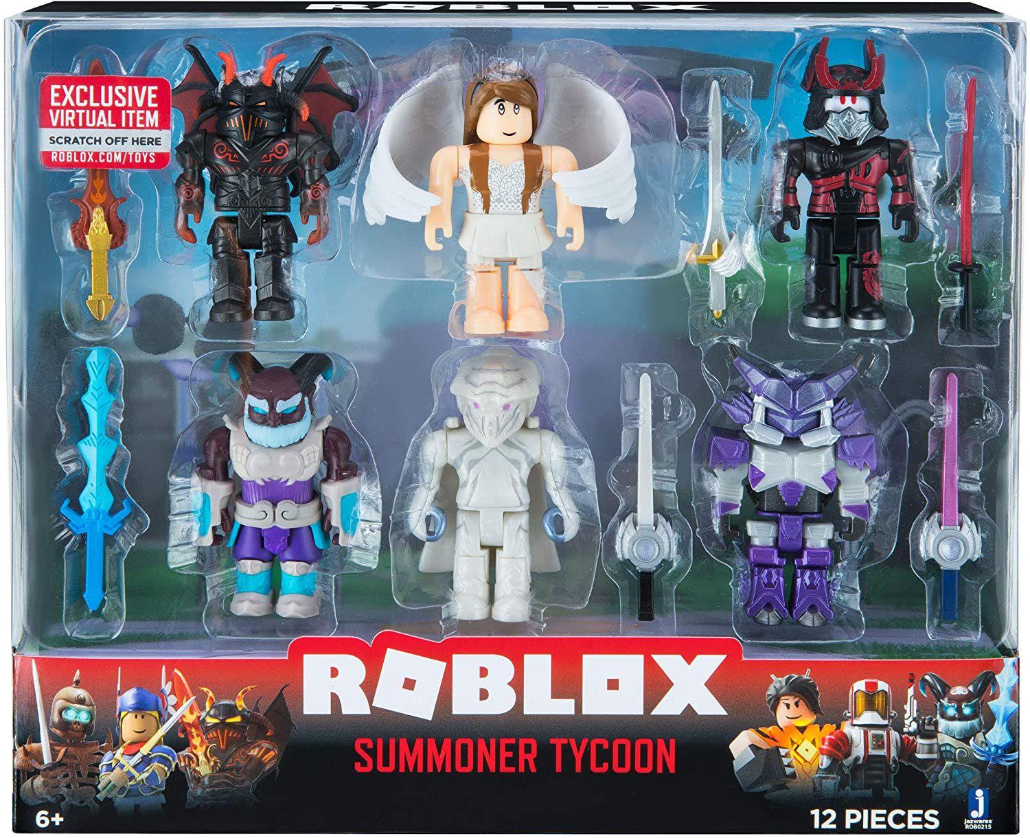 Roblox Pack Com 6 Figuras 2224 Casa Dos Plasticos - jogos do roblox de brinquedo