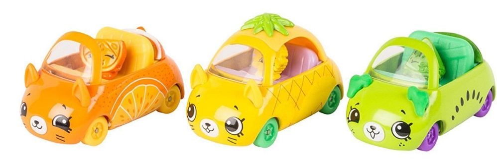 Shopkins Cutie Cars - Kit com 3 - Coleção Docinhos - MP Brinquedos