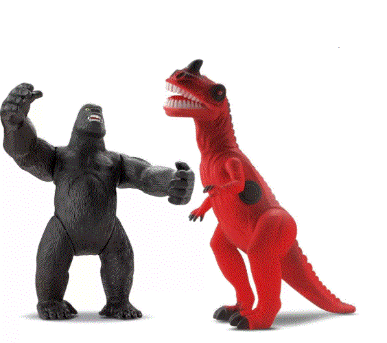 T-REX VS KING VERMELHO