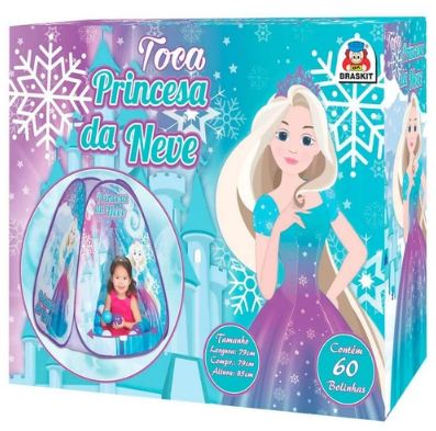 TOCA PRINCESA DA NEVE COM 60 BOLINHAS