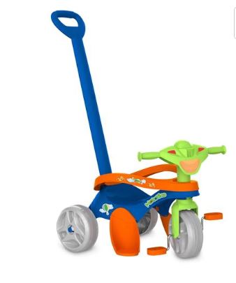 TRICICLO MOTOTICO PASSEIO PEDAL AZUL