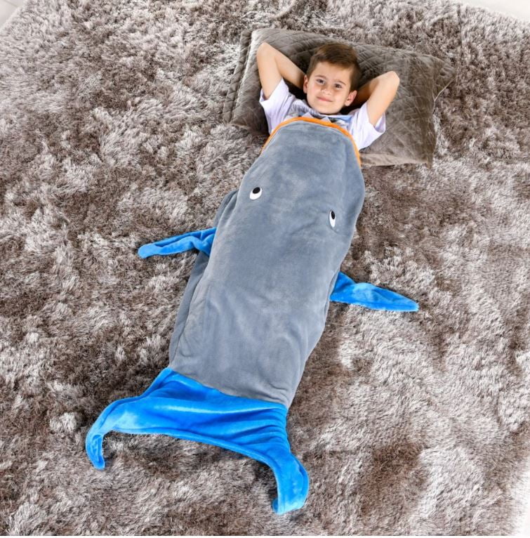 MANTA SACO DE DORMIR INFANTIL 1,40M X 1,60M BALEIA