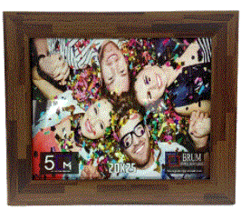 PORTA RETRATO 20X25 MARROM