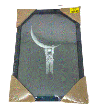 QUADRO CX 20X30 ASTRONAUTA