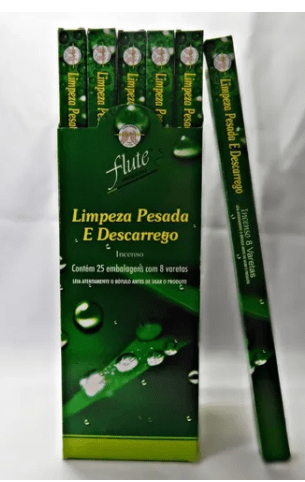 INCENSO FLUTE LIMPEZA PESADA E DESCARREGO