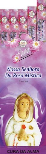 INCENSO FLUTE NOSSA SENHORA DA ROSA MISTICA