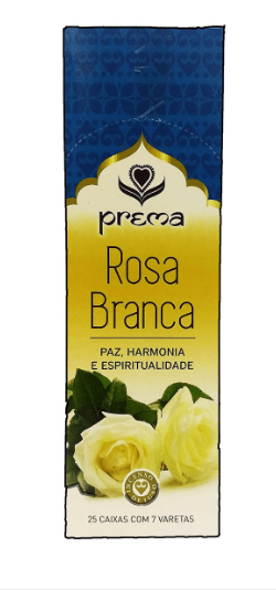 INCENSO ROSA BRANCA  PREMA