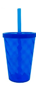 JOY CUP 400 ML  AZUL NEON