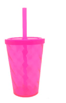 JOY CUP 400 ML  ROSA NEON