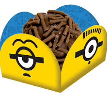 PORTA FORMINHA MINIONS 12X40