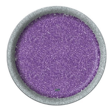 PRATO REDONDO GLITTER ROXO COM PRATA