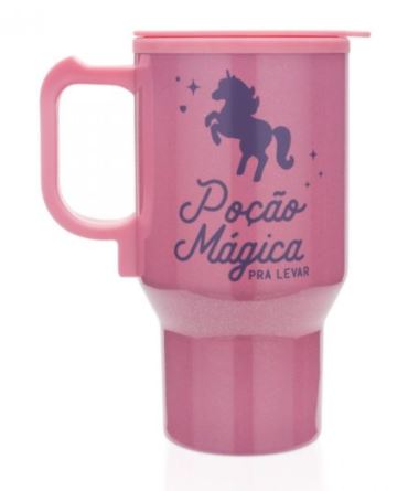 CANECA ELETRICA GLITTER UNICORNIO  