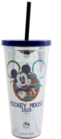 COPO CANUDO EMBORRACHADO 650ML MICKEY MOUSE